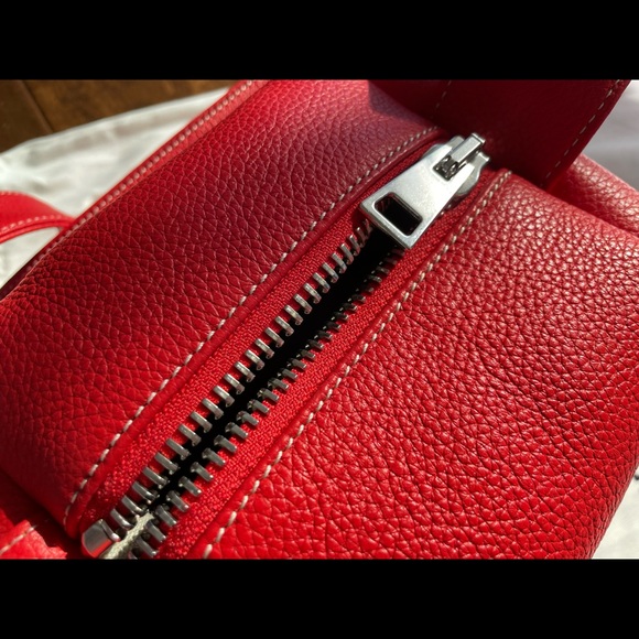 Sunnei Cubetto Leather Shoulder Bag - Picture 4 of 9